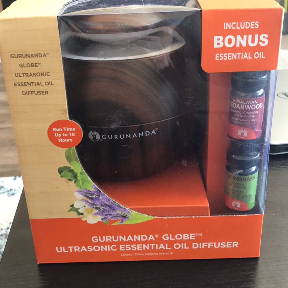 Gurunanda globe ultrasonic essential oil diffuser